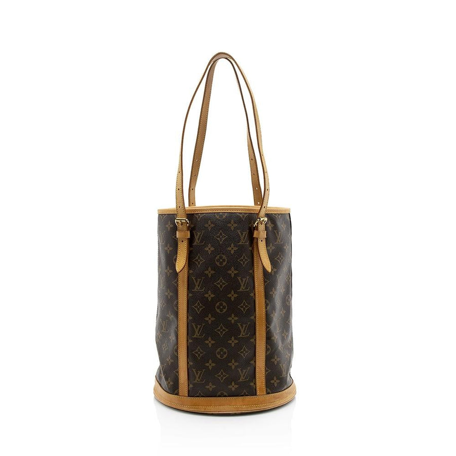 Louis Vuitton Monogram Canvas Bucket GM Tote (SHF-11800)