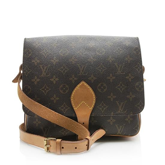 Louis Vuitton Vintage Monogram Canvas Cartouchiere GM Shoulder Bag