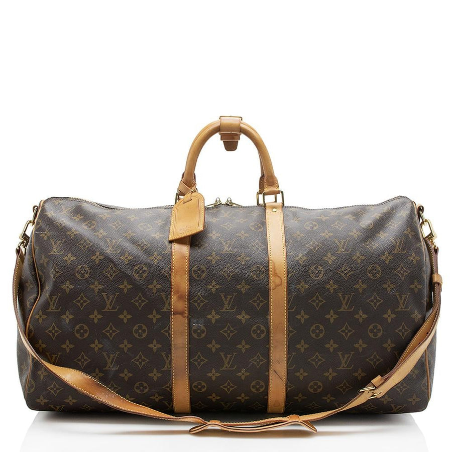 Louis Vuitton Monogram Canvas Keepall 55 Bandouliere Duffel Bag