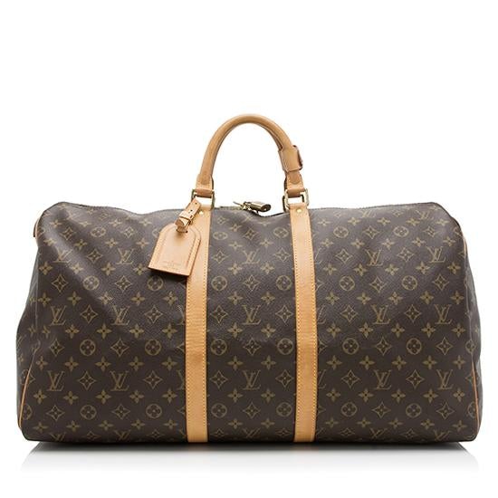 Louis Vuitton Monogram Canvas Keepall 55 Duffel Bag
