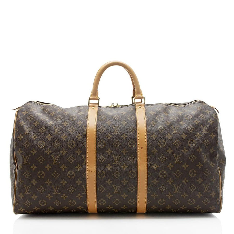 Louis Vuitton Monogram Canvas Keepall 55 Duffel Bag