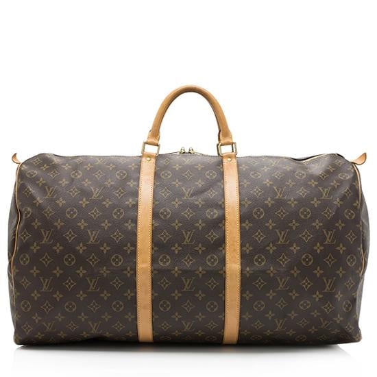 Louis Vuitton Monogram Canvas Keepall 60 Duffel Bag