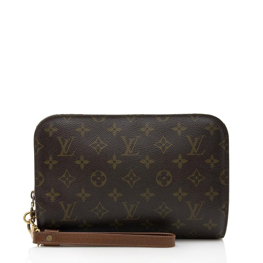Louis Vuitton Monogram Canvas Orsay Clutch (SHF-11789)