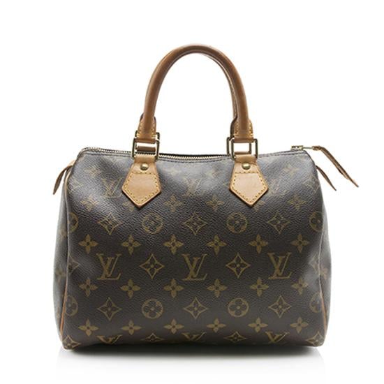 Louis Vuitton Monogram Canvas Speedy 25 Satchel