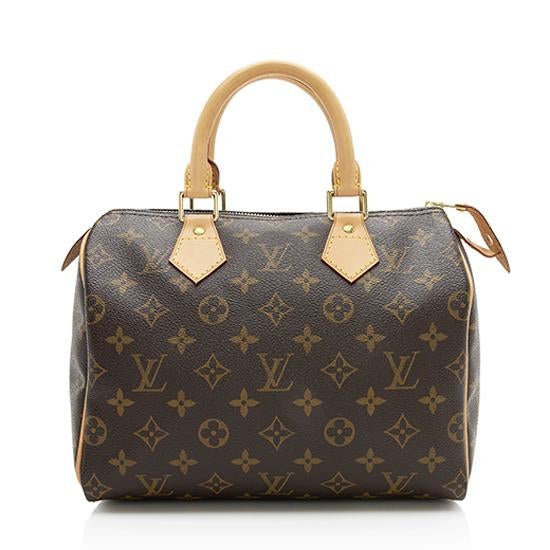 Louis Vuitton Monogram Canvas Speedy 25 Satchel