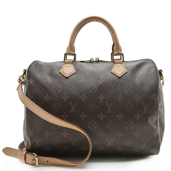 Louis Vuitton Monogram Canvas Speedy 30 Bandouliere Satchel