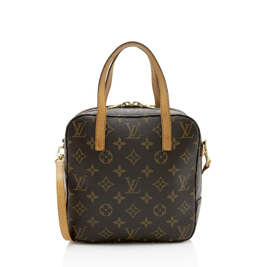 Louis Vuitton Monogram Canvas Spontini Satchel (SHF-11694)