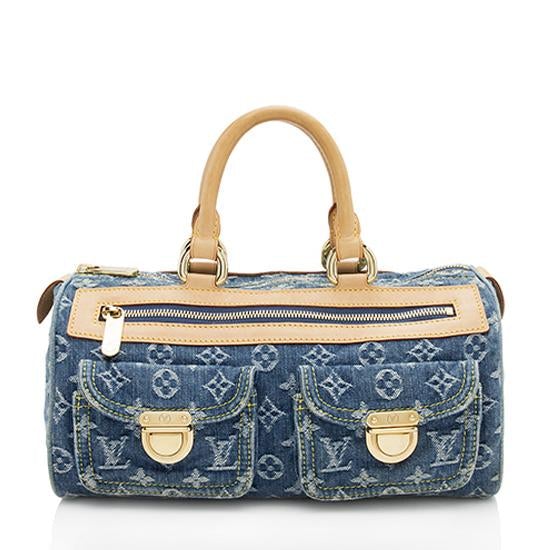 Louis Vuitton Monogram Denim Neo Speedy Satchel