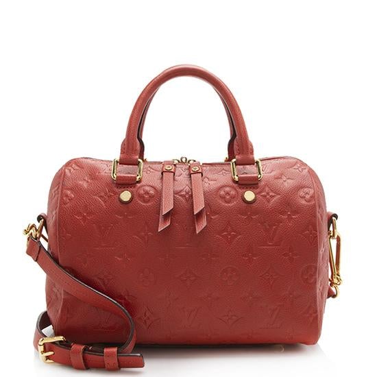 Louis Vuitton Monogram Empreinte Speedy Bandouliere 25 Satchel - FINAL SALE