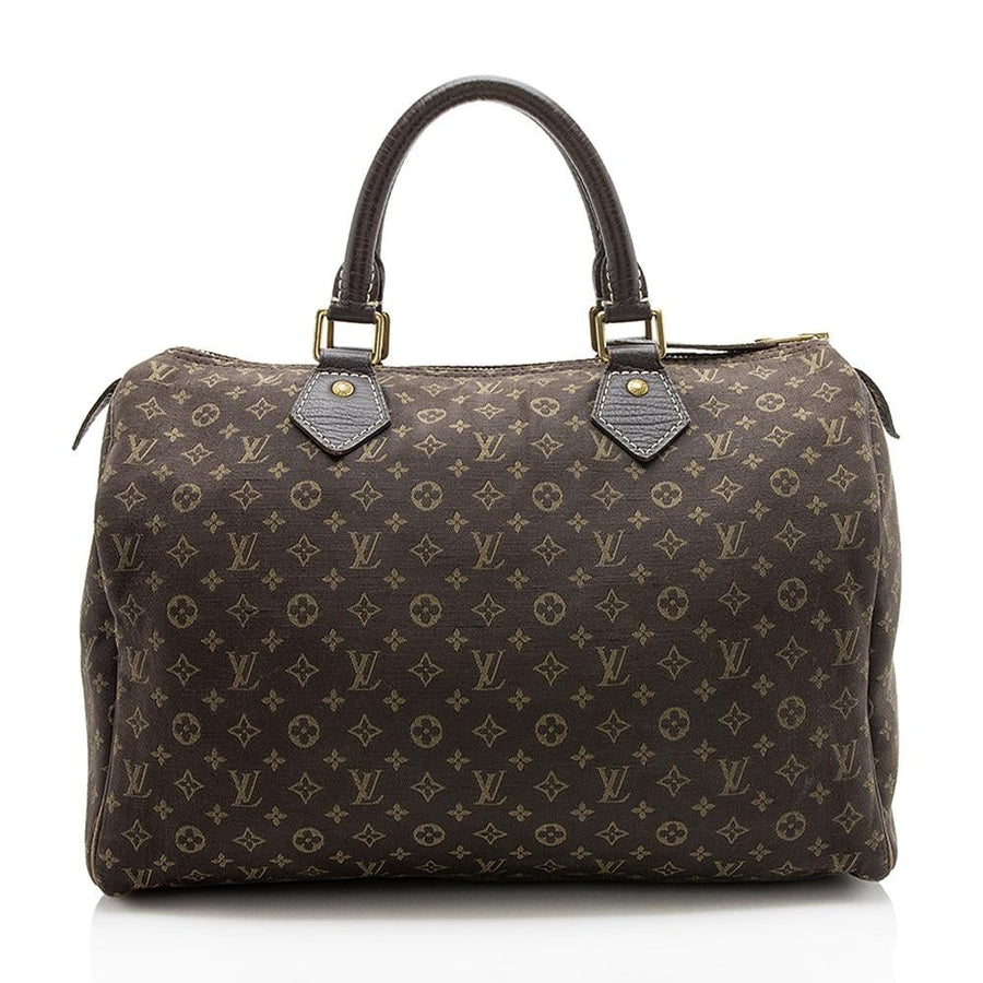 Louis Vuitton Monogram Mini Lin Croisette Speedy 30 Satchel