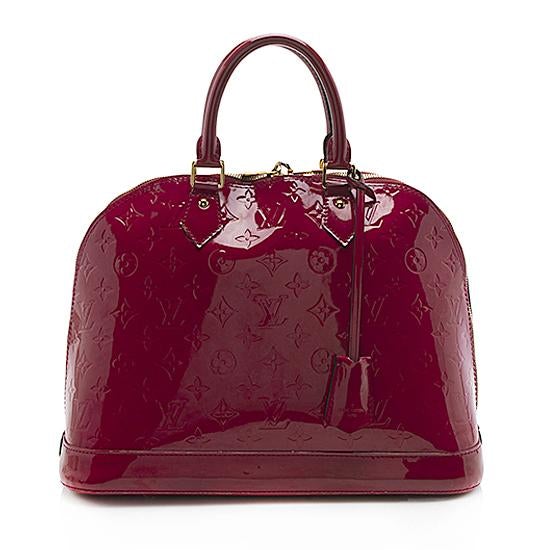 Louis Vuitton Monogram Vernis Alma GM Satchel