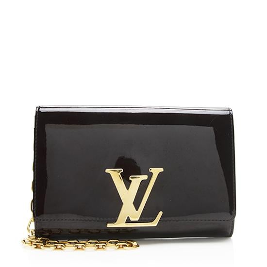 Louis Vuitton Patent Leather Louise Shoulder Bag