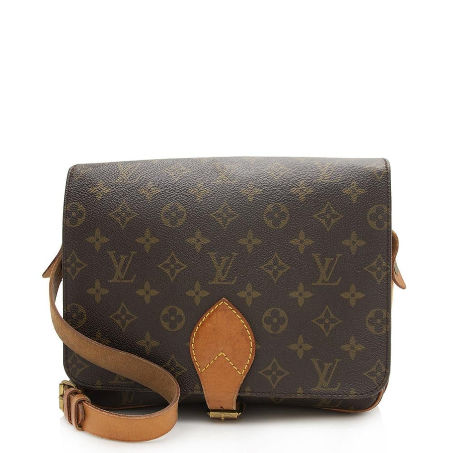Louis Vuitton Vintage Monogram Canvas Cartouchiere GM Shoulder Bag