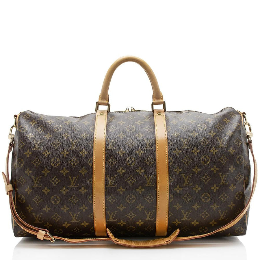 Louis Vuitton Vintage Monogram Canvas Keepall 50 Bandouliere Dufflel Bag