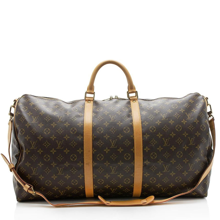 Louis Vuitton Vintage Monogram Canvas Keepall Bandouliere 60 Duffel Bag