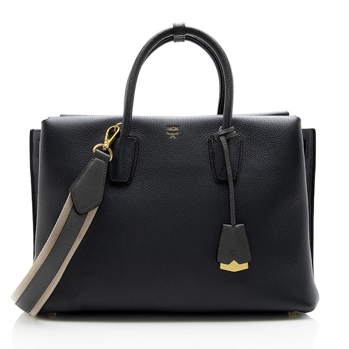MCM Leather Milla Large Tote (SHF-14509)