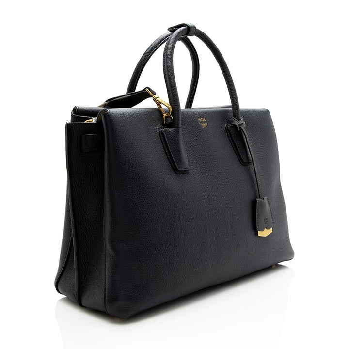 MCM Leather Milla Large Tote (SHF-14509)