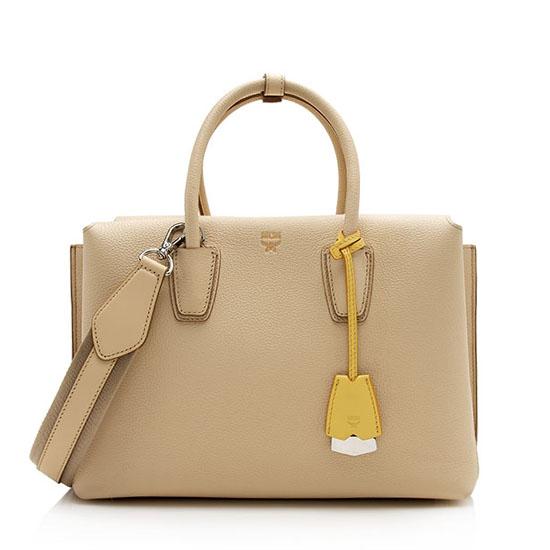 MCM Leather Milla Medium Tote