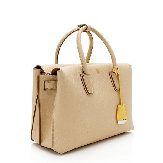 MCM Leather Milla Medium Tote