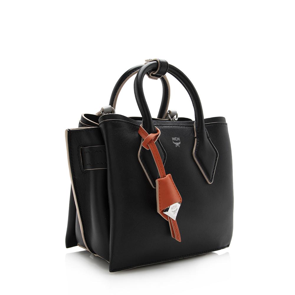 MCM Leather Neo Milla Mini Tote (SHF-14378)