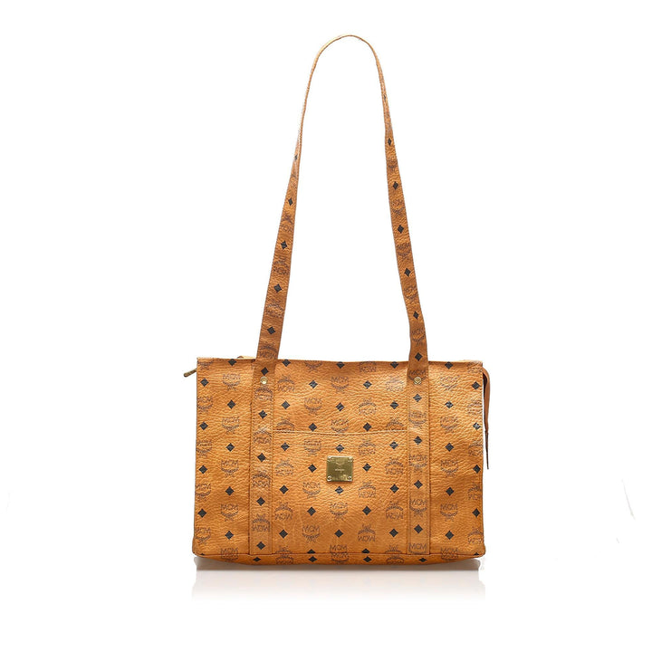 MCM Visetos Leather Tote Bag (SHG-11416)