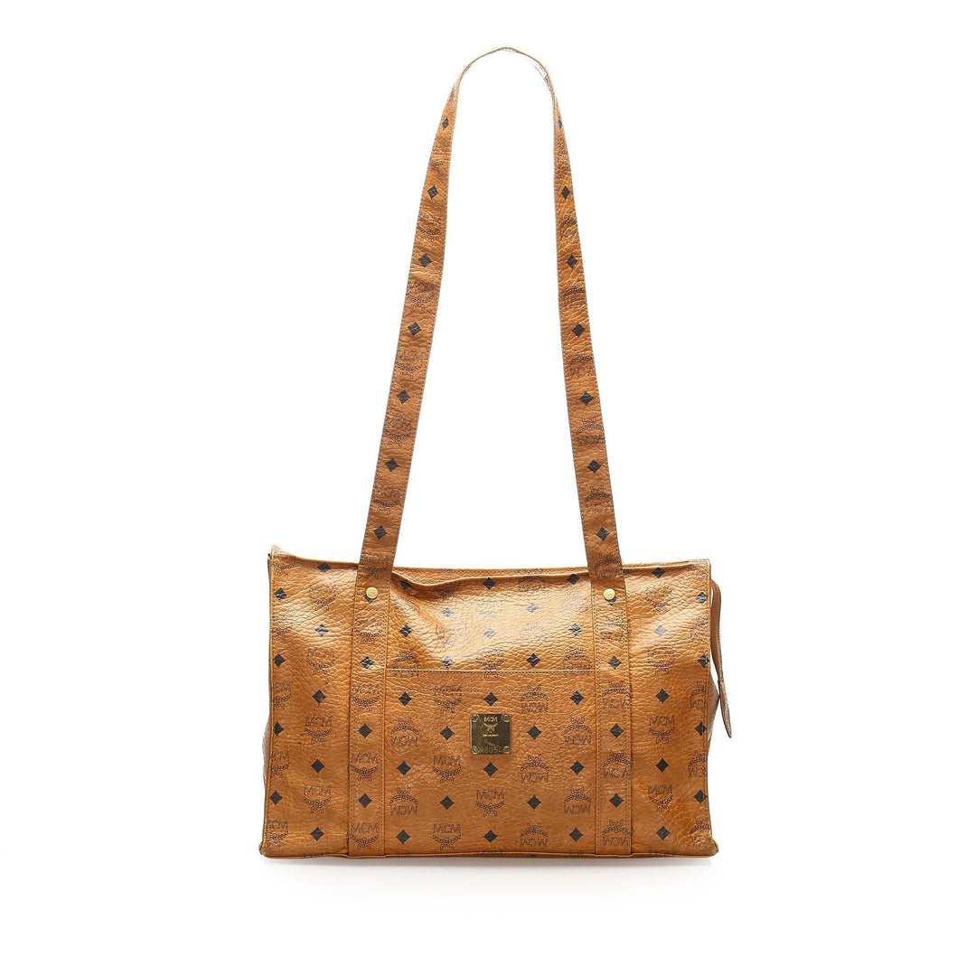 MCM Visetos Leather Tote Bag (SHG-11874)