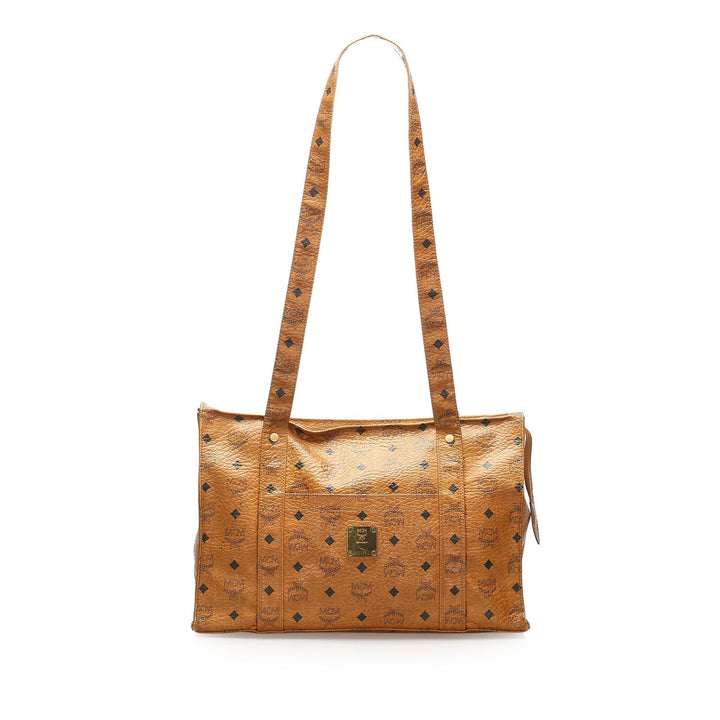 MCM Visetos Leather Tote Bag (SHG-11874)