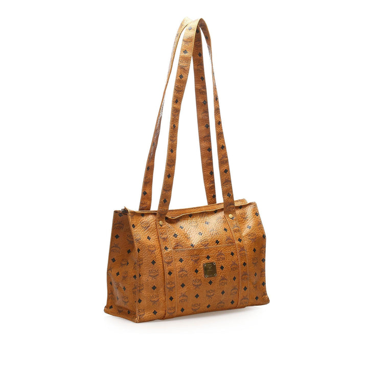 MCM Visetos Leather Tote Bag (SHG-11874)