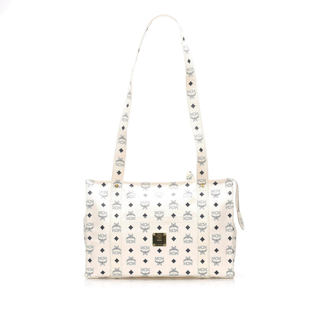 MCM Visetos Leather Tote Bag (SHG-15582)