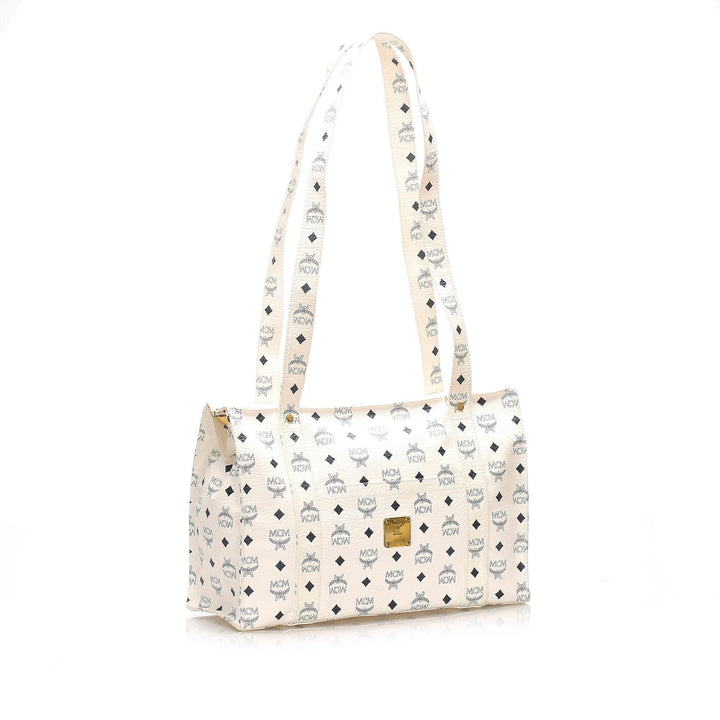MCM Visetos Leather Tote Bag (SHG-15582)