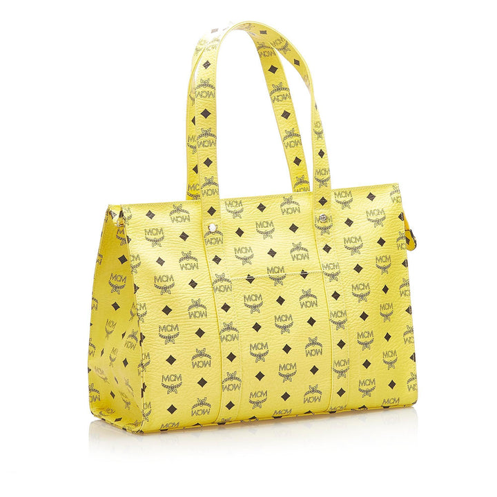 MCM Visetos Leather Tote Bag (SHG-16261)