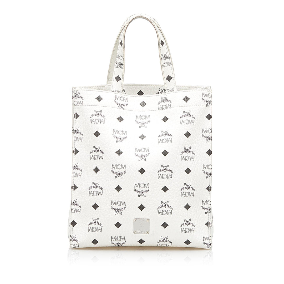 MCM Visetos Leather Tote Bag (SHG-17883)