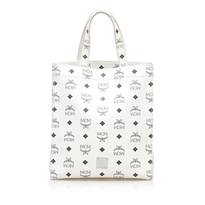 MCM Visetos Leather Tote Bag (SHG-17883)