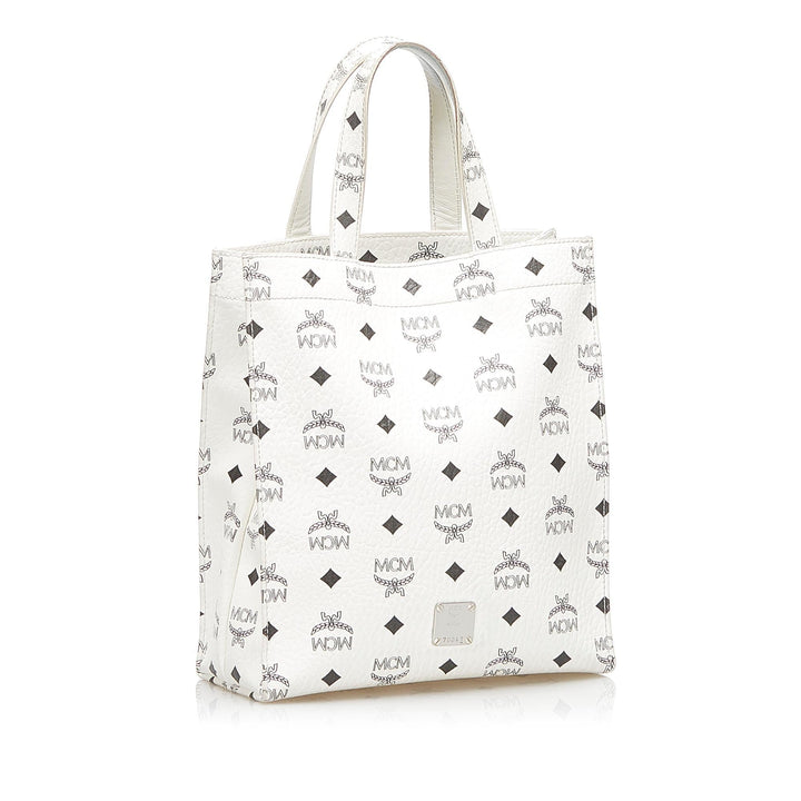 MCM Visetos Leather Tote Bag (SHG-17883)
