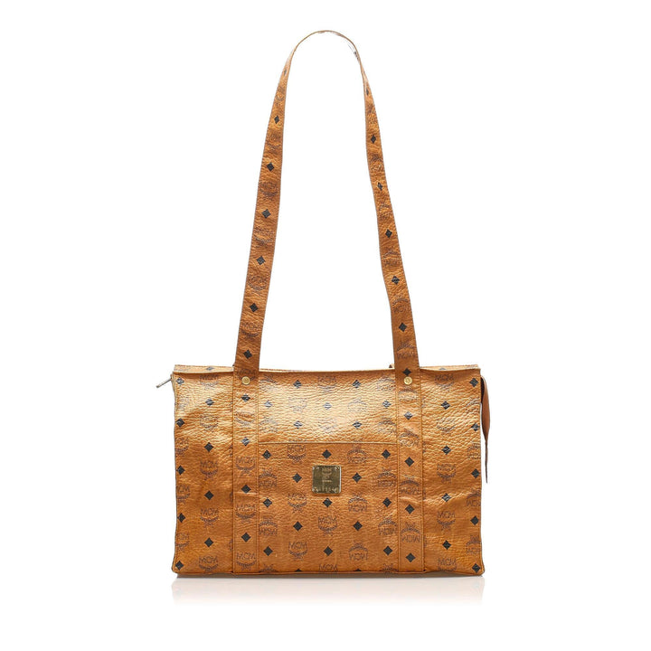 MCM Visetos Leather Tote Bag (SHG-18834)