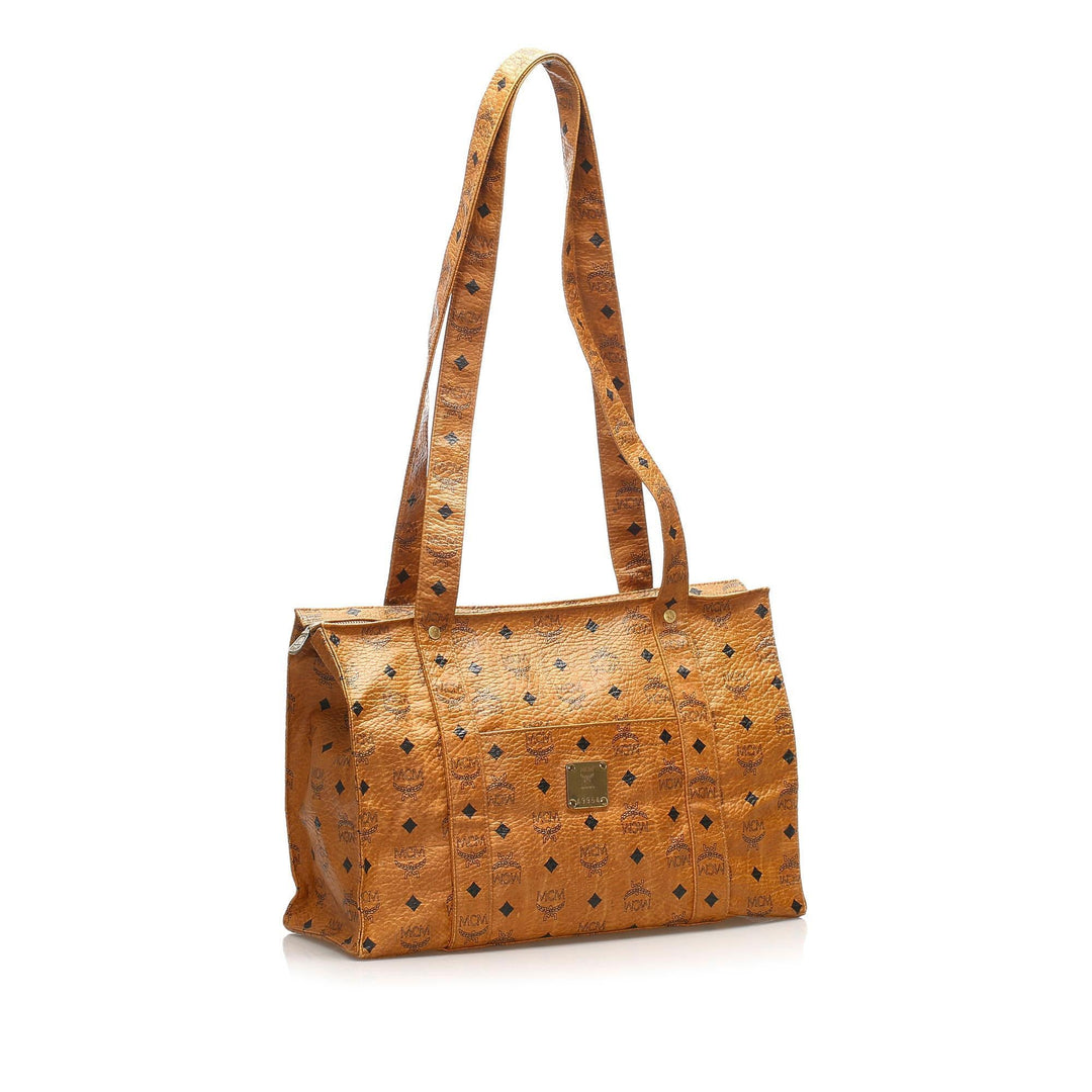 MCM Visetos Leather Tote Bag (SHG-18834)