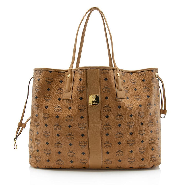 MCM Visetos Liz Reversible Large Shopper Tote  (SHF-13694)