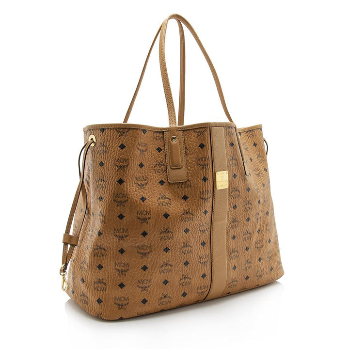 MCM Visetos Liz Reversible Large Shopper Tote  (SHF-13694)