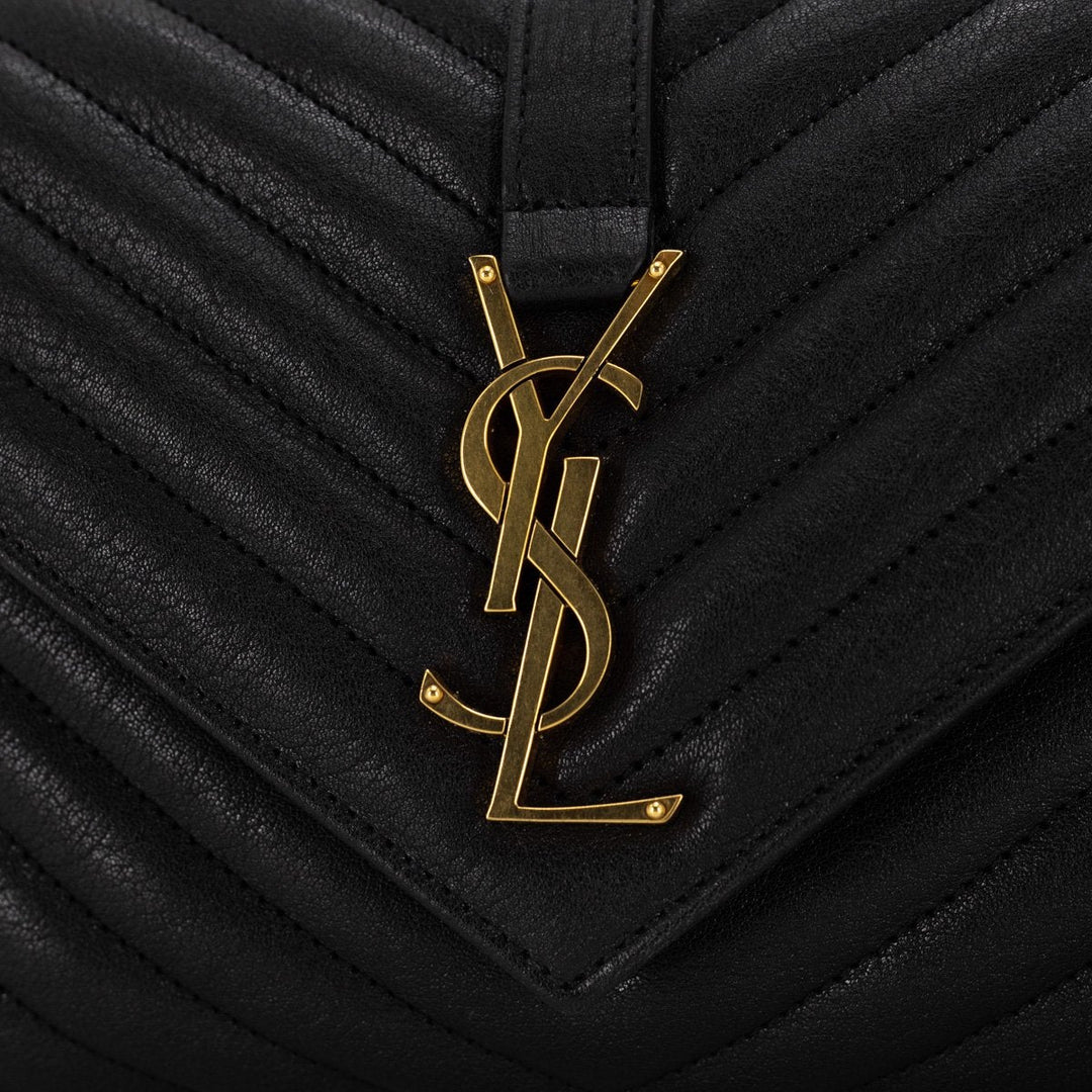 Saint Laurent Medium College shoulder Bag Black