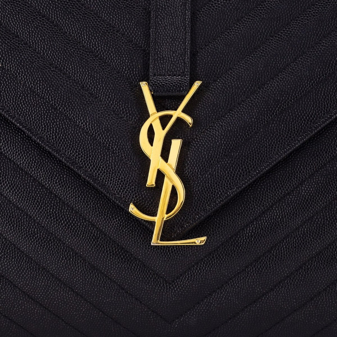 Saint Laurent Envelope Bag Large Black
