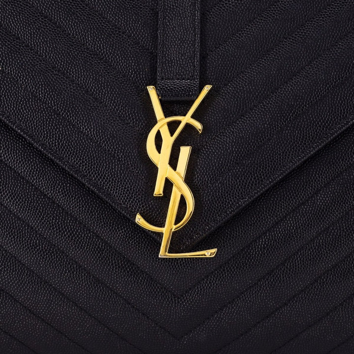 Saint Laurent Envelope Bag Large Black