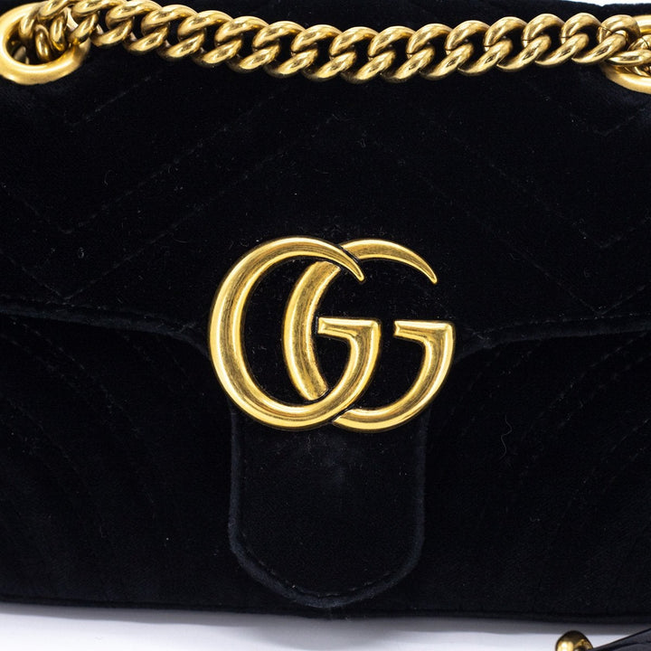 G*G Mini Marmont Velvet Black