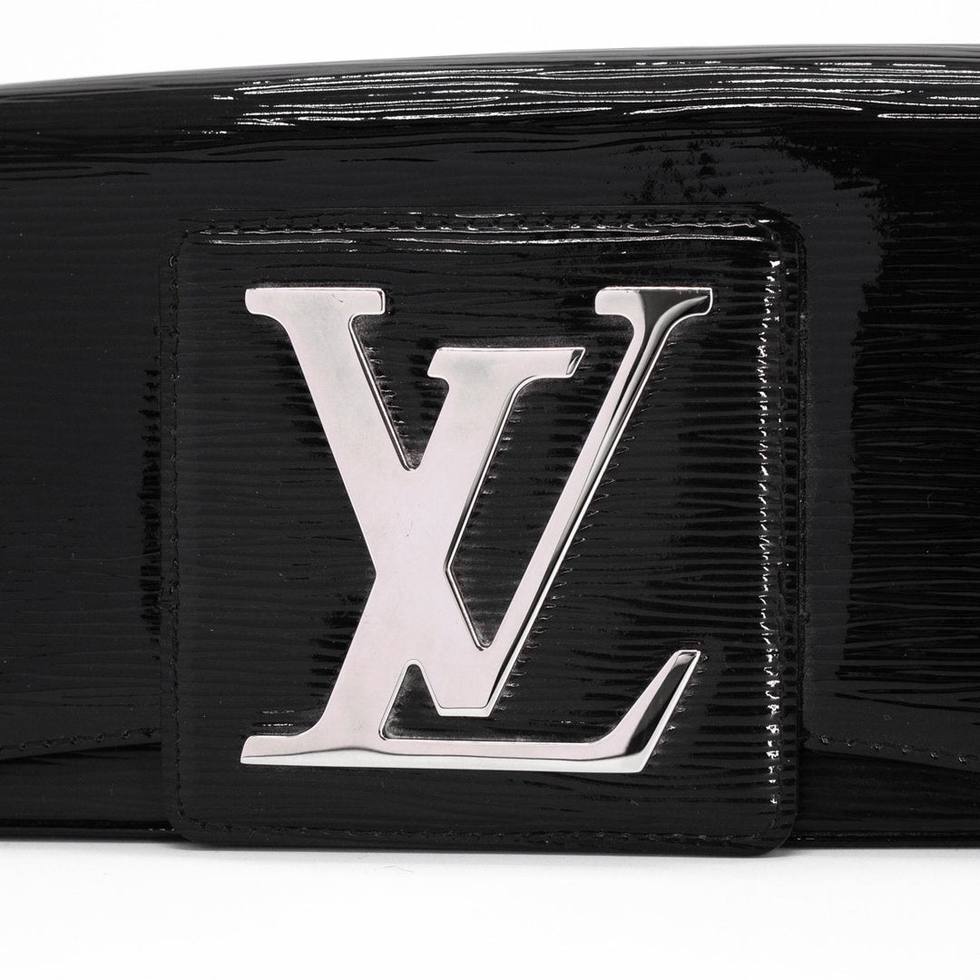 L*V Pochette Sobe EPI Electric Black