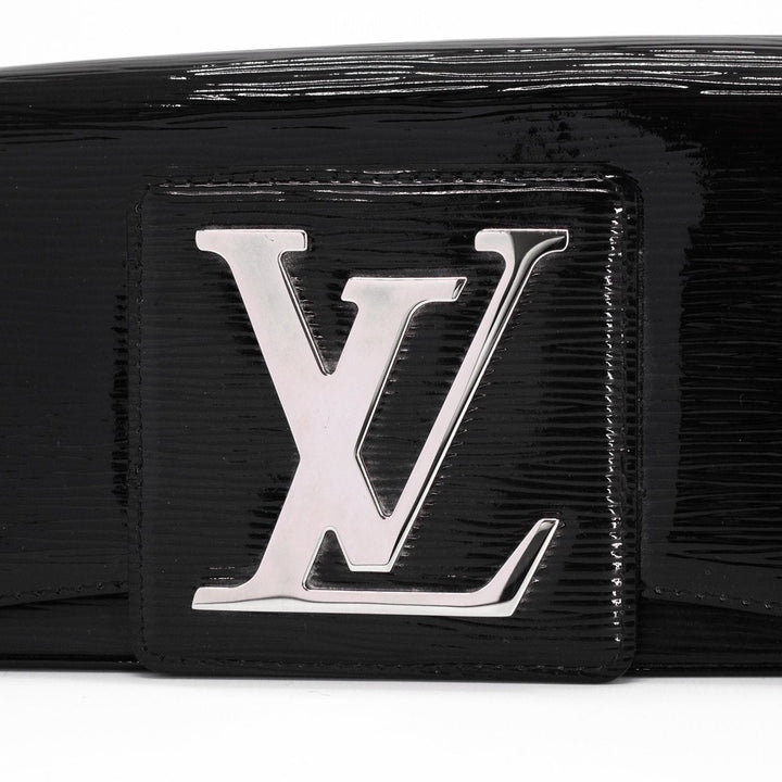 L*V Pochette Sobe EPI Electric Black