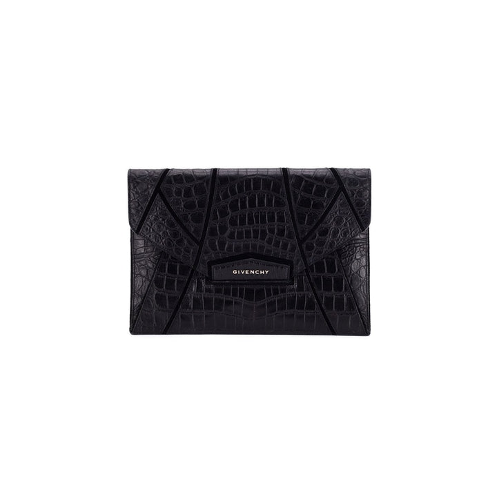 Givenchy Clutch Croc Embossed Black