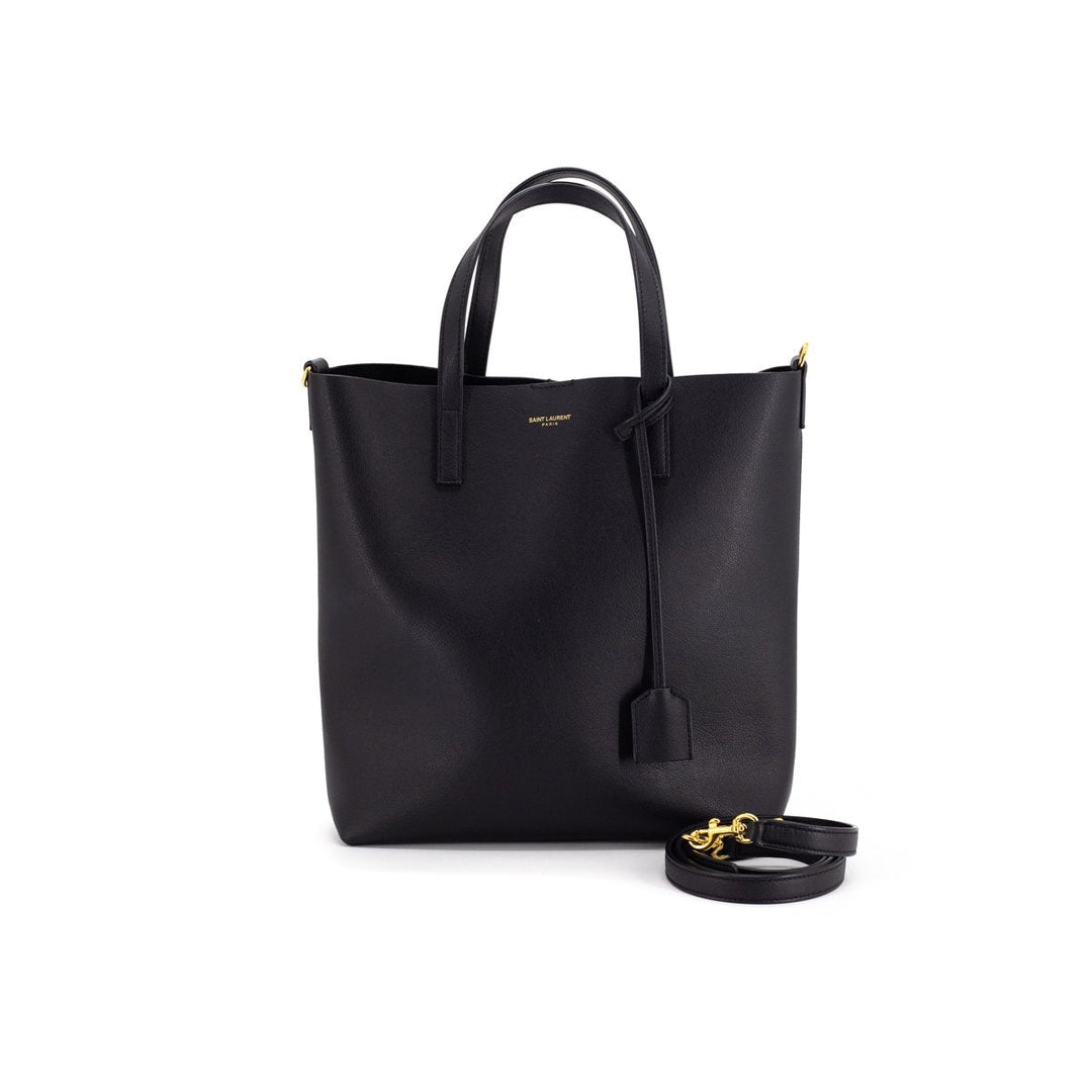 Saint Laurent Leather Tote Black