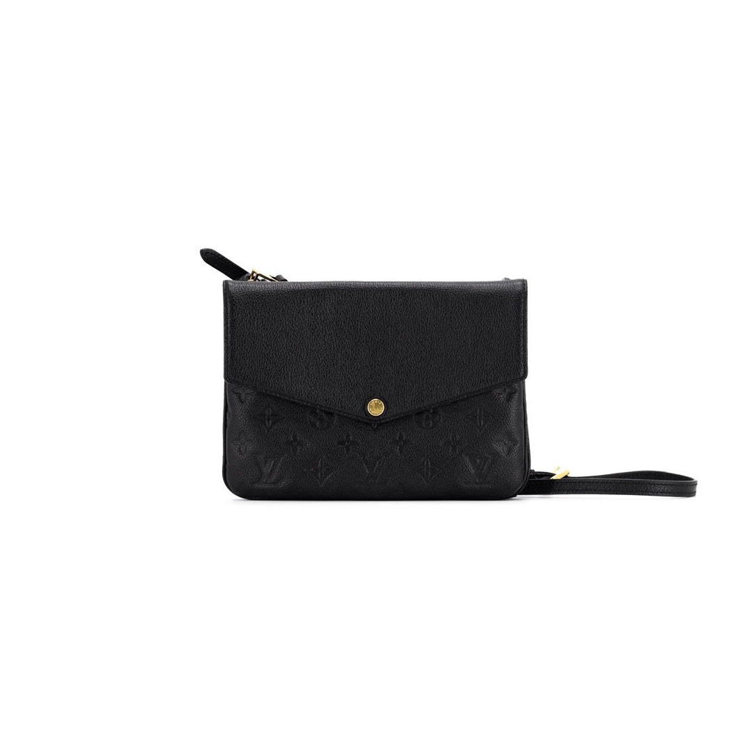 L*V Empreinte Twin Crossbody Black