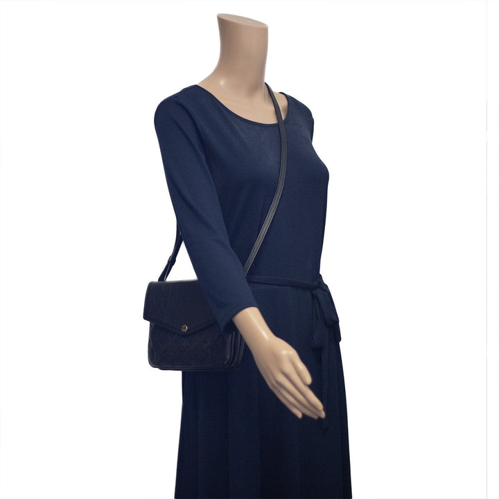 L*V Empreinte Twin Crossbody Black