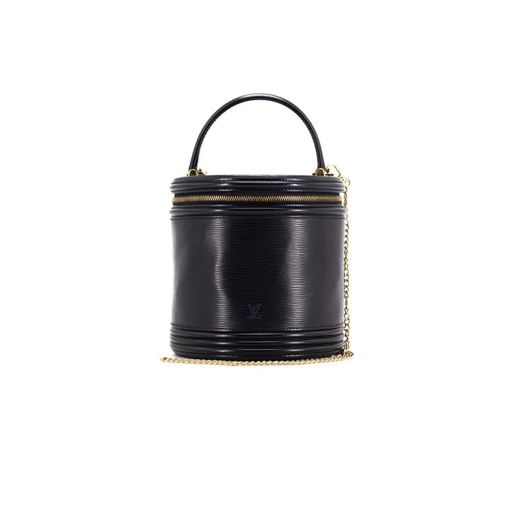 L*V EPI Leather Bucket Bag Noir