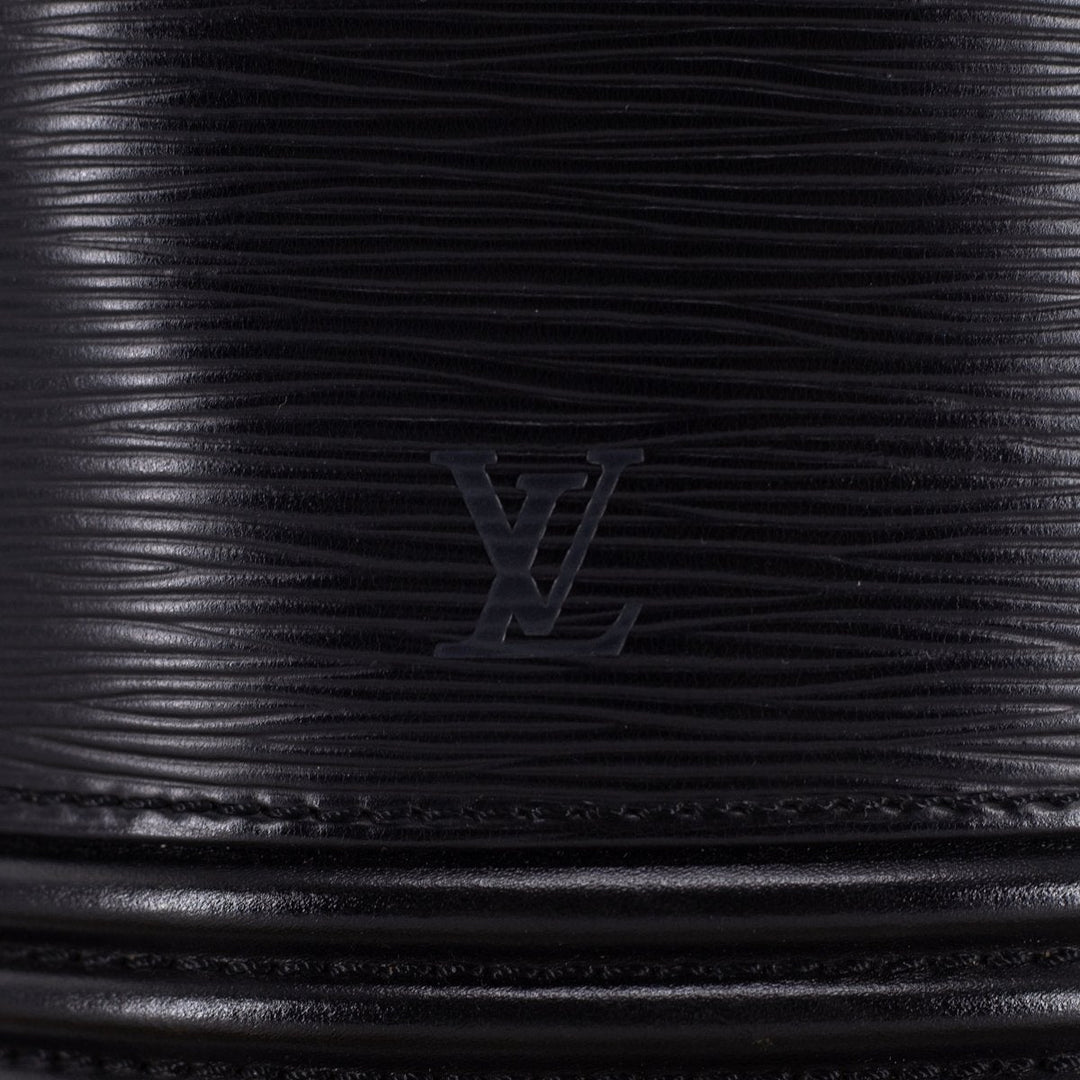 L*V EPI Leather Bucket Bag Noir